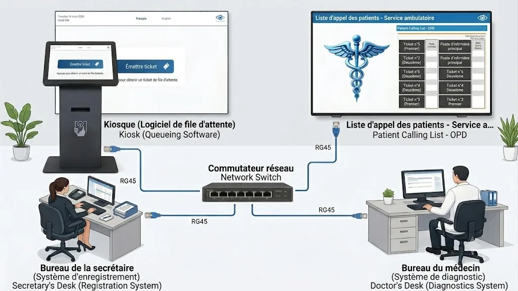 Un système de file d’attente a-t-il besoin d’Internet ?